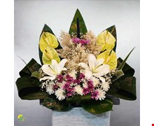 پایه گل تبریک روشنا