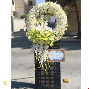 پایه گل ترحیم کد t-68 - خرید گل مشهد
