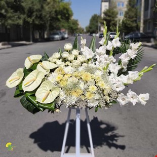 پایه گل ترحیم کد t-69 - خرید پایه گل در مشهد
