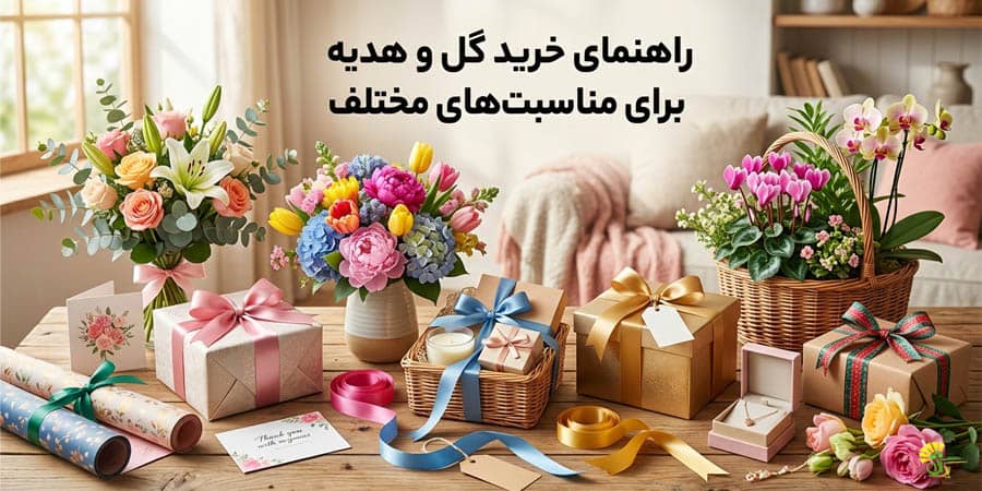 راهنمای خرید گل و هدیه برای مناسبت‌های مختلف در مشهد