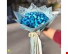 دسته گل رز آبی