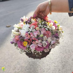 سبد گل مهدی | خرید سبد گل در مشهد