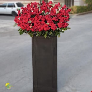 باکس گل ایستاده رز  - خرید باکس گل لاکچری در مشهد